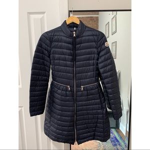 SOLD - Moncler Navy Down Coat, SZ 2